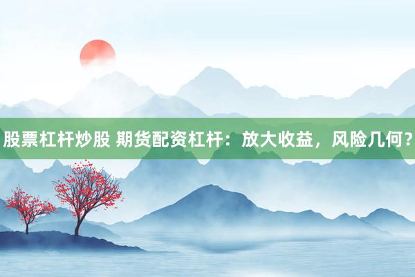 股票杠杆炒股 期货配资杠杆：放大收益，风险几何？
